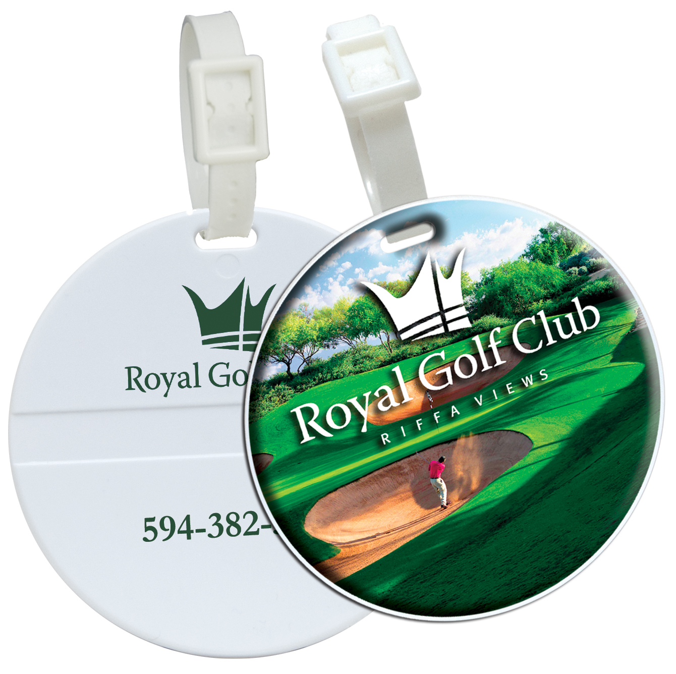 Picture of Domed Round Golf Bag Tag