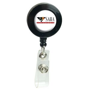 Picture of Domed Retractable Badge Holder (Round w/ Alligator Clip)