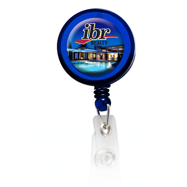 Picture of Domed Retractable Badge Holder (Round w/ Alligator Clip)