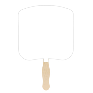 Picture of Bread Slice Sandwiched Hand Fan (2 Side/Four Color Process)