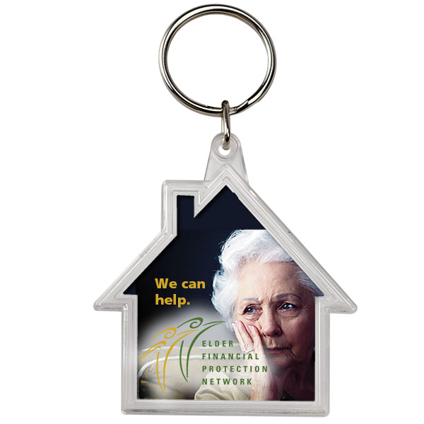 Picture of House Crystal Key Tag