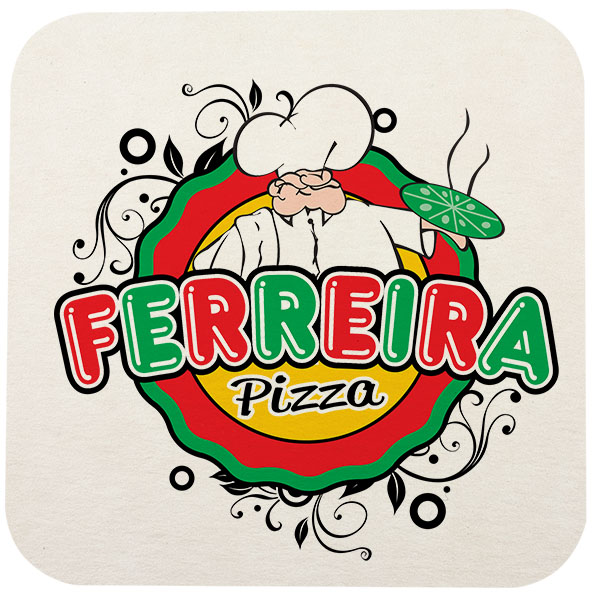 Picture of Full Color Process 60 Point Square Pulp Board Coaster