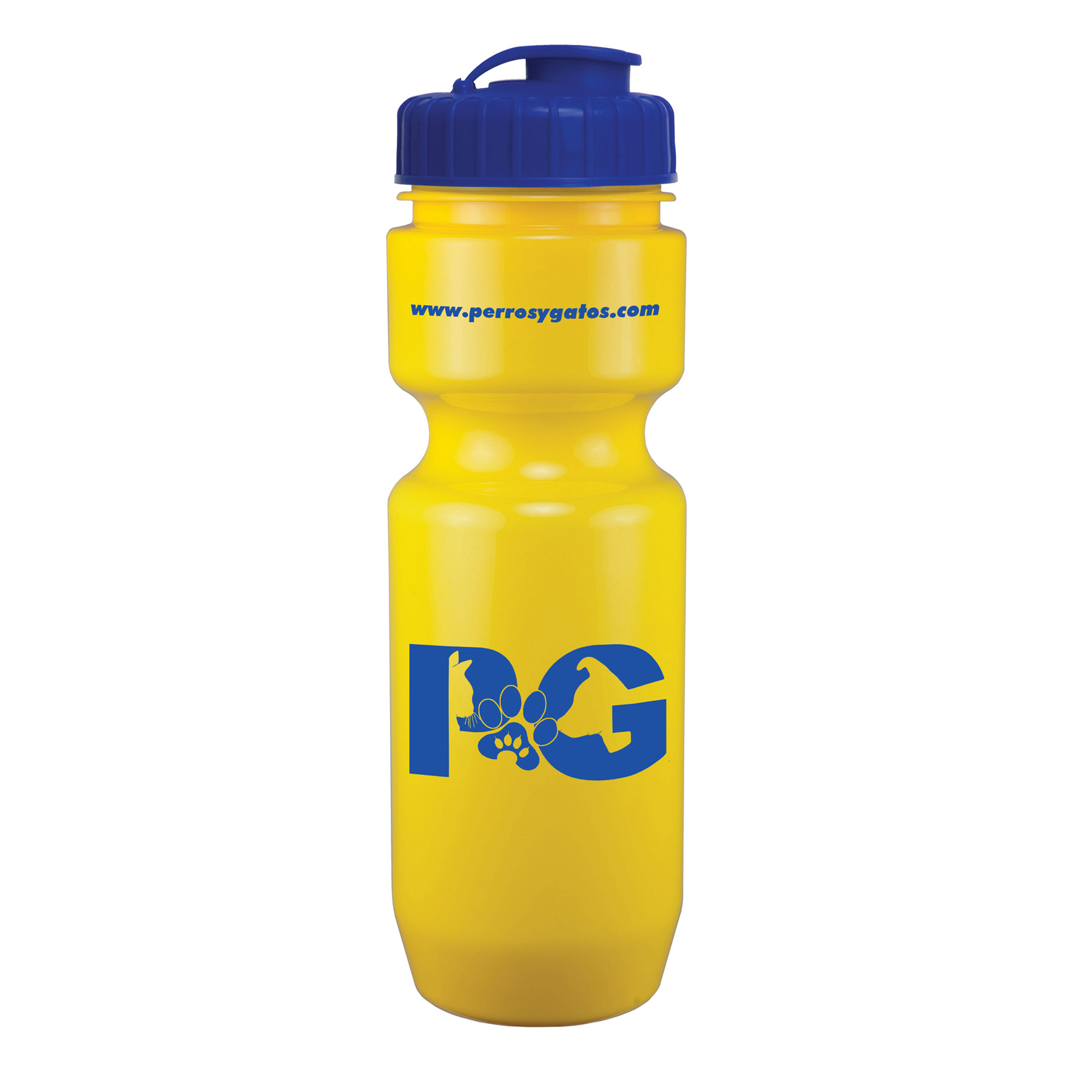 Picture of 22 Oz. Bike Bottle w/ Flip Top Lid - Solid Colors