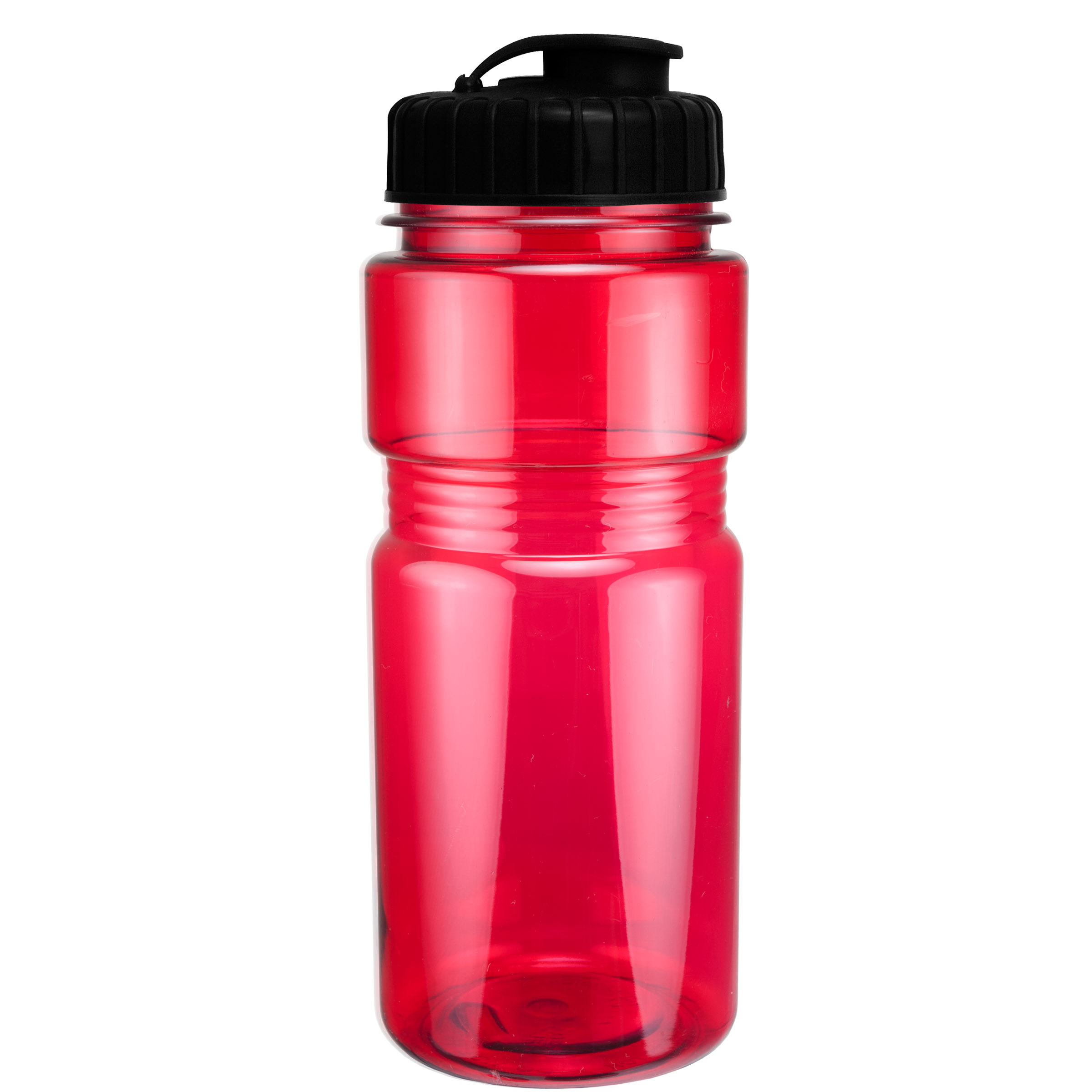 Picture of 20 Oz. Translucent Recreation Bottle w/ Flip Top Lid