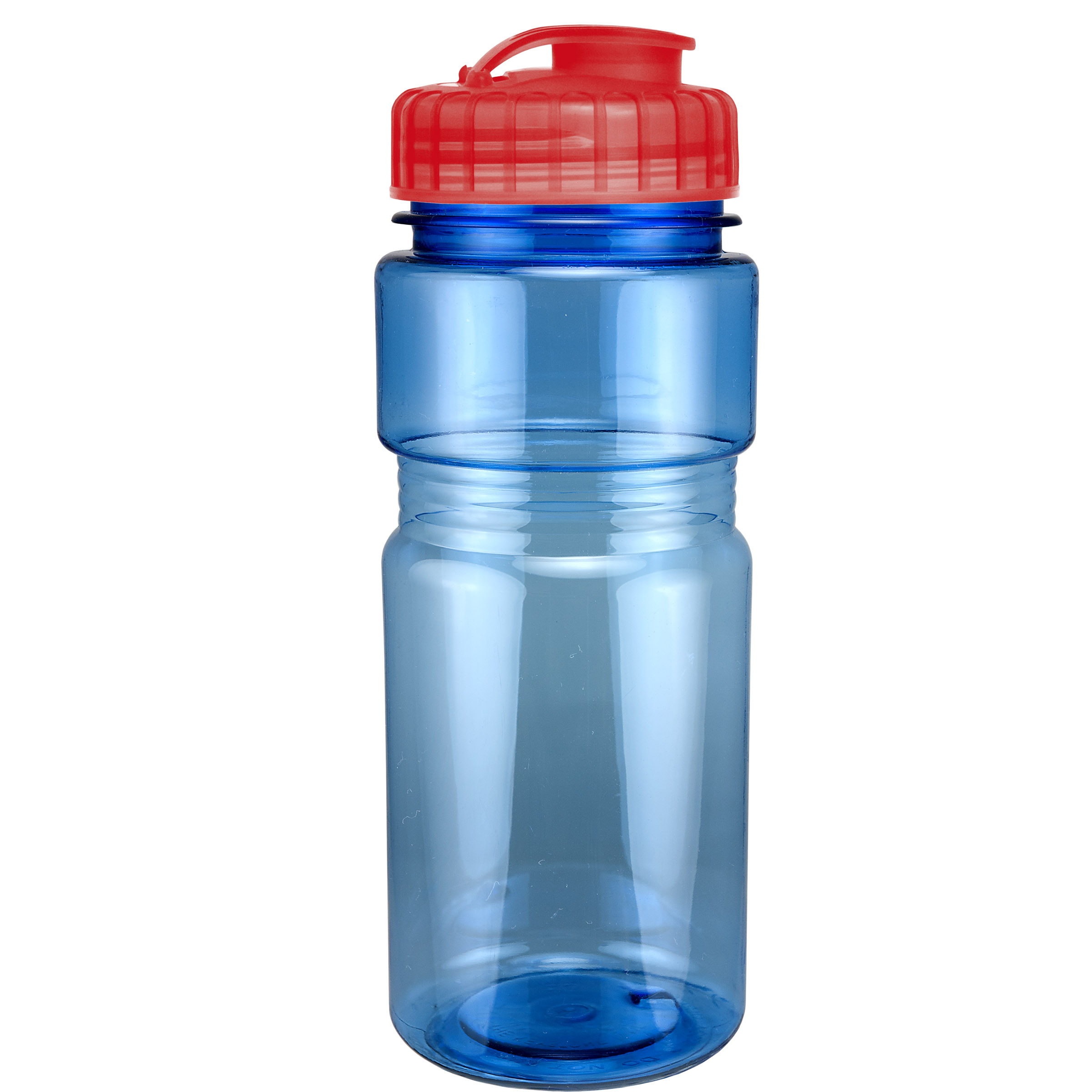 Picture of 20 Oz. Translucent Recreation Bottle w/ Flip Top Lid