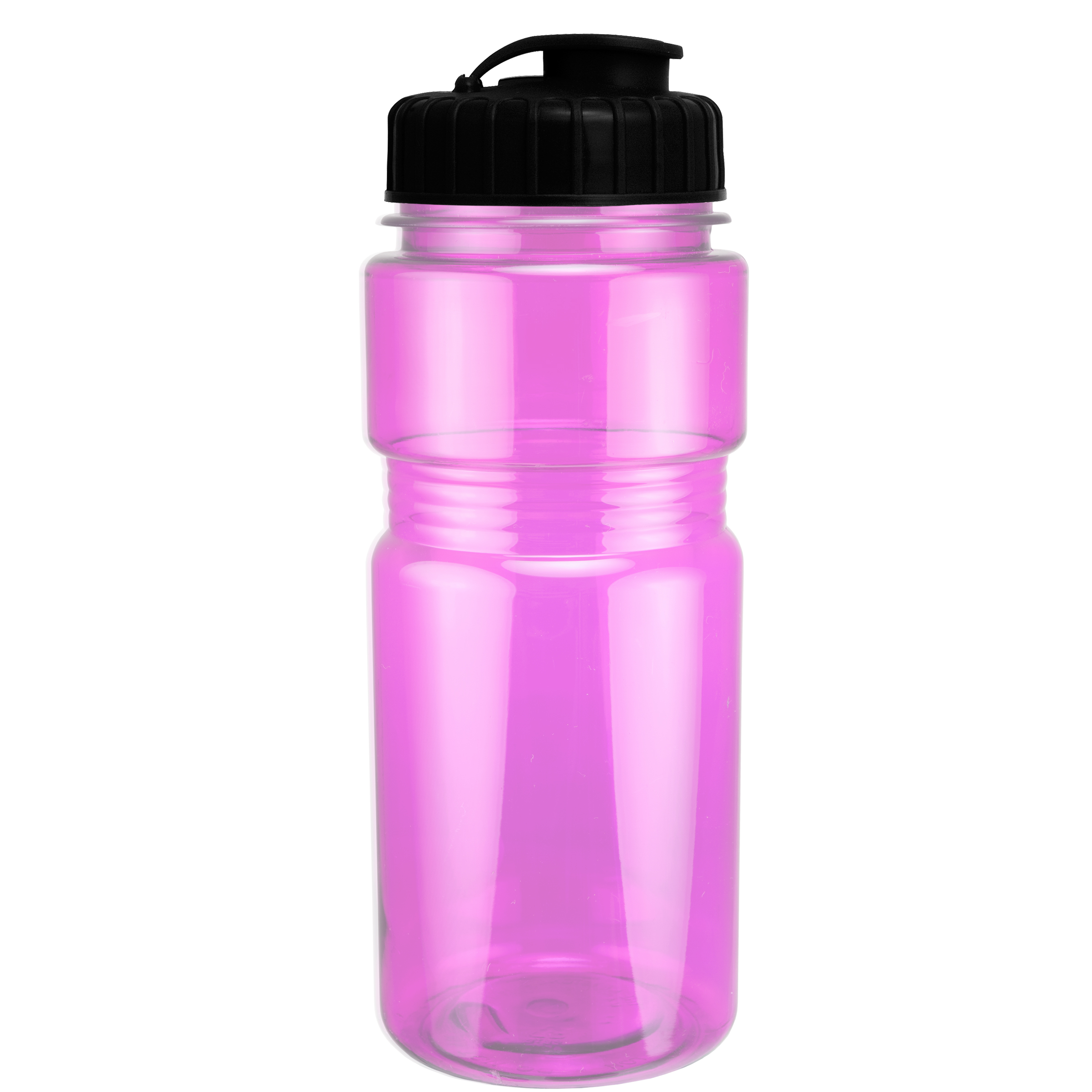 Picture of 20 Oz. Translucent Recreation Bottle w/ Flip Top Lid