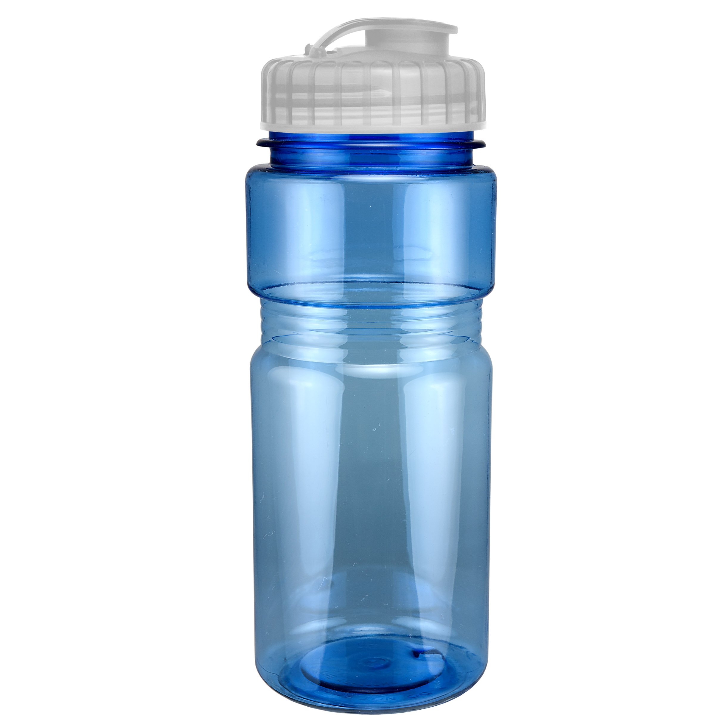 Picture of 20 Oz. Translucent Recreation Bottle w/ Flip Top Lid