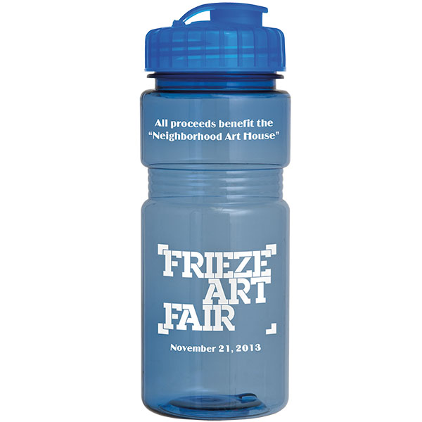 Picture of 20 Oz. Translucent Recreation Bottle w/ Flip Top Lid