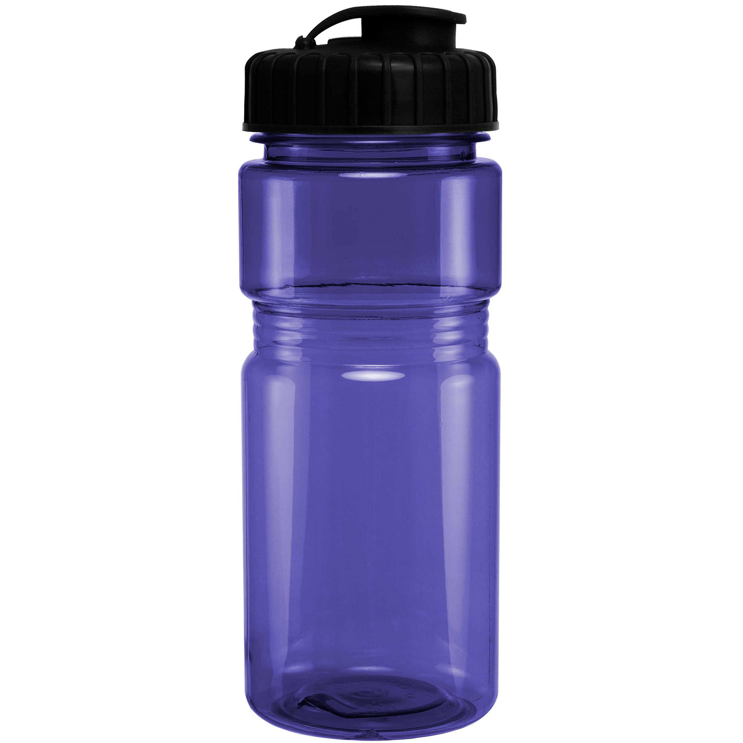 Picture of 20 Oz. Translucent Recreation Bottle w/ Flip Top Lid