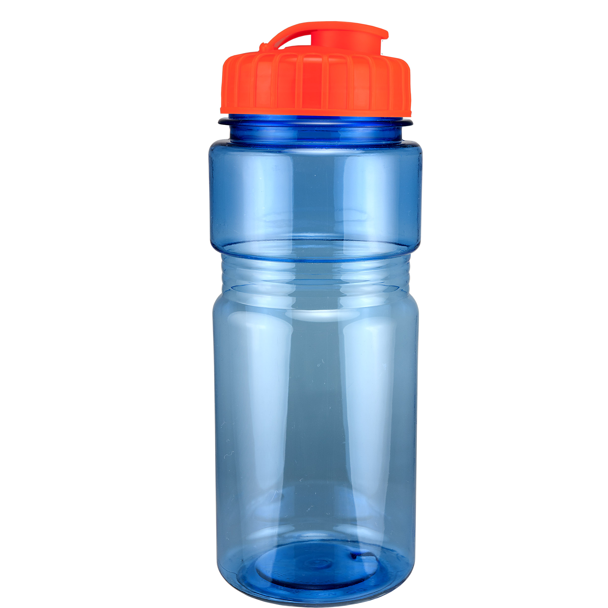 Picture of 20 Oz. Translucent Recreation Bottle w/ Flip Top Lid