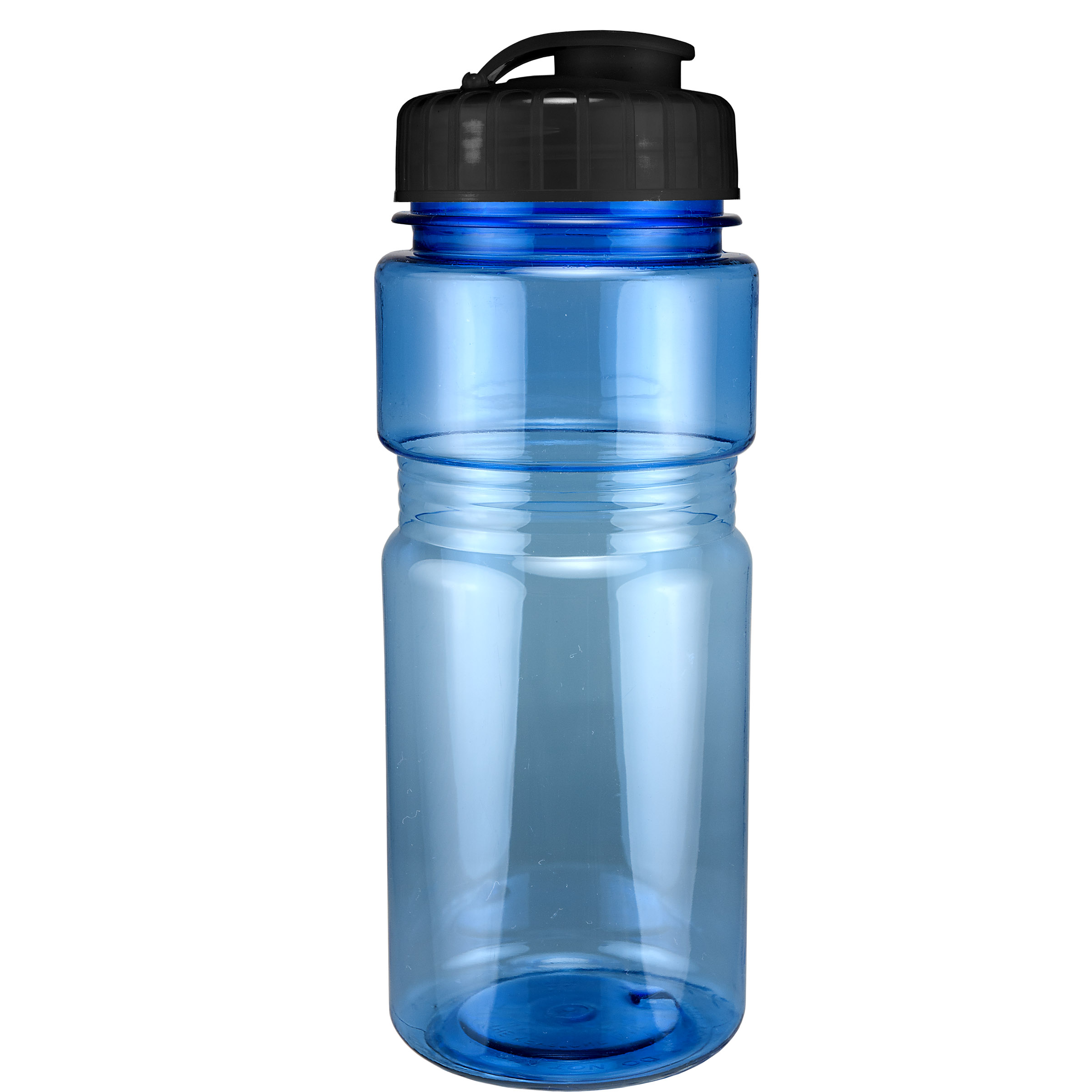 Picture of 20 Oz. Translucent Recreation Bottle w/ Flip Top Lid