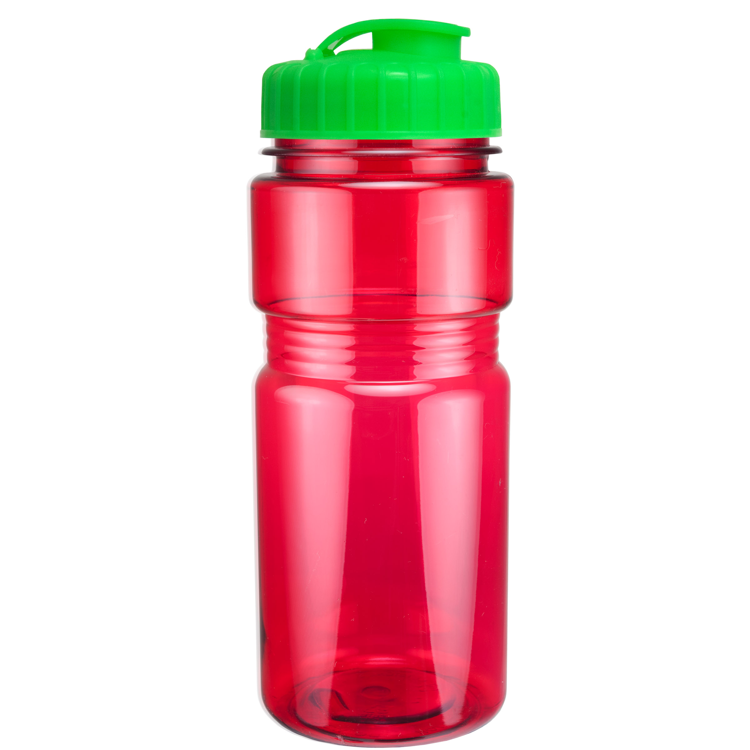 Picture of 20 Oz. Translucent Recreation Bottle w/ Flip Top Lid