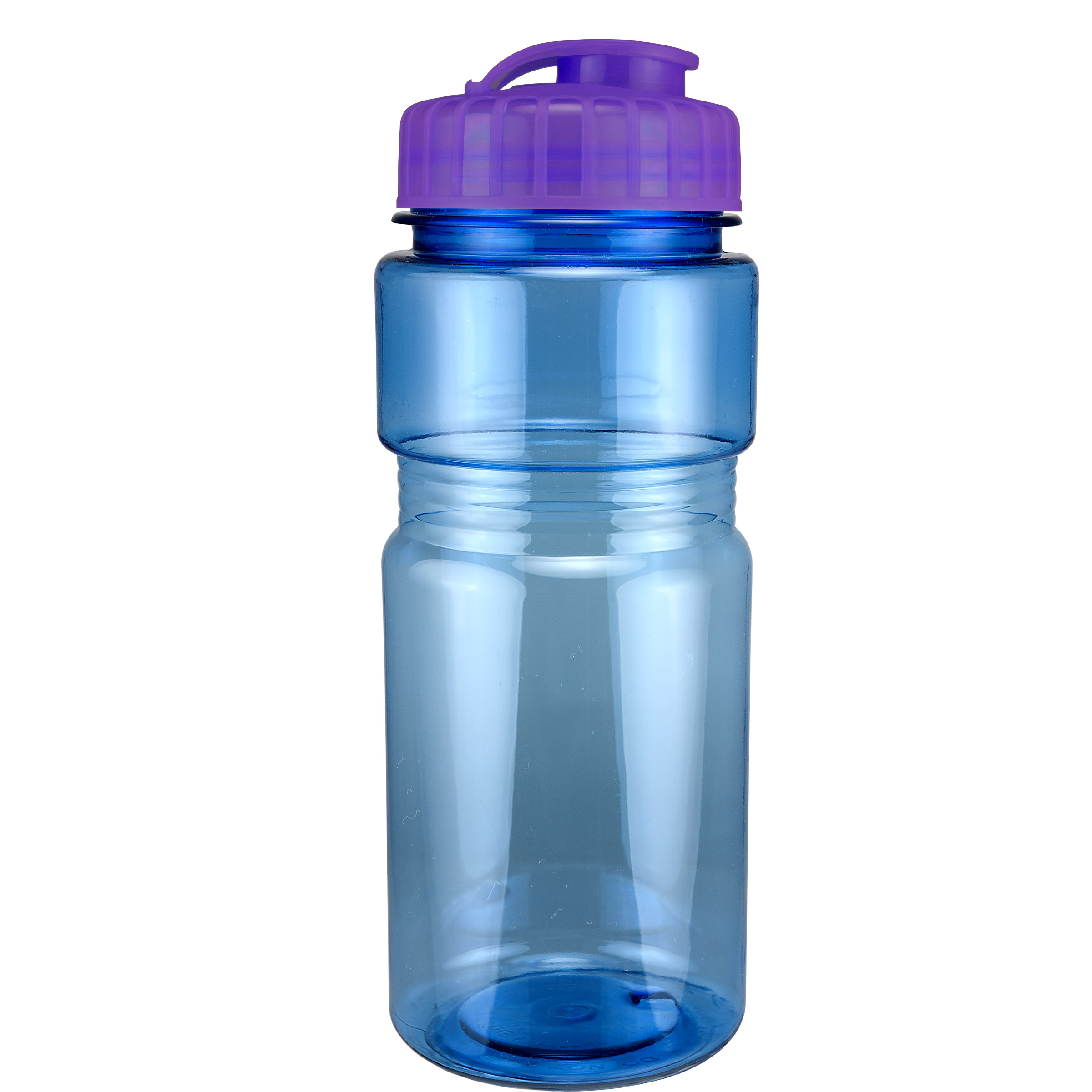 Picture of 20 Oz. Translucent Recreation Bottle w/ Flip Top Lid