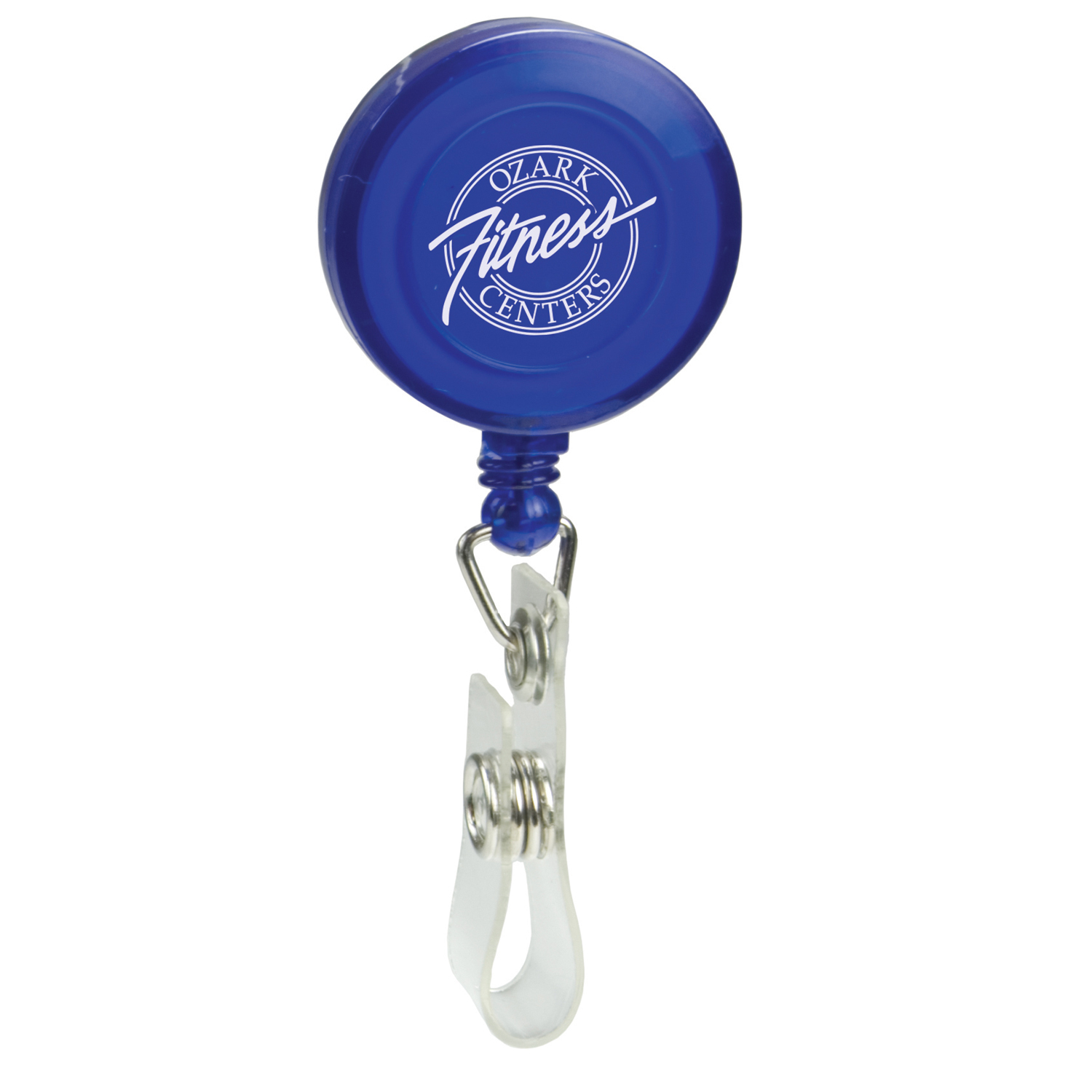 Picture of Pad Printed Retractable Badge Holder (Round w/ Alligator Clip)