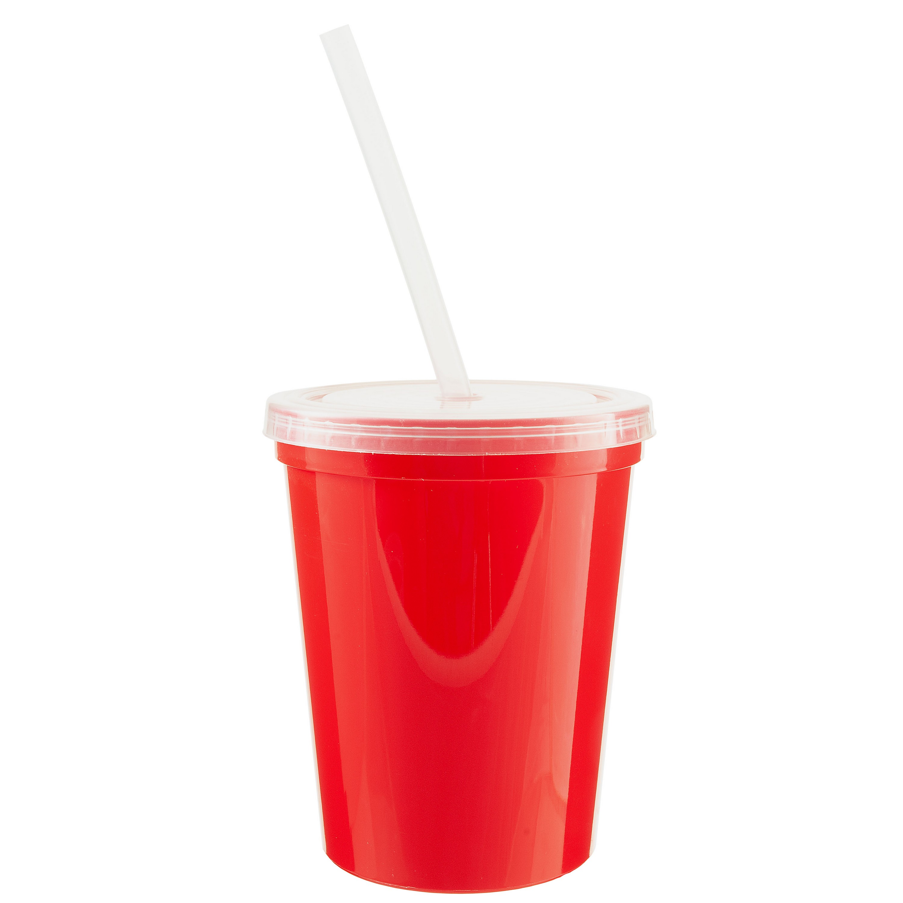 Picture of 16 Oz. Stadium Cup with Lid and Straw