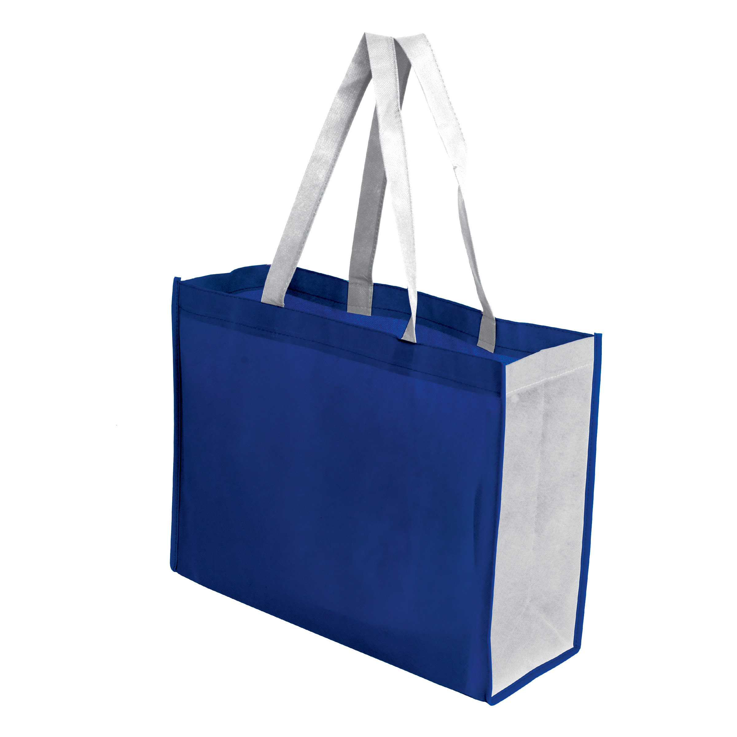 Picture of Two Toned 16" x 12" + 6" Gusseted Tote Bag
