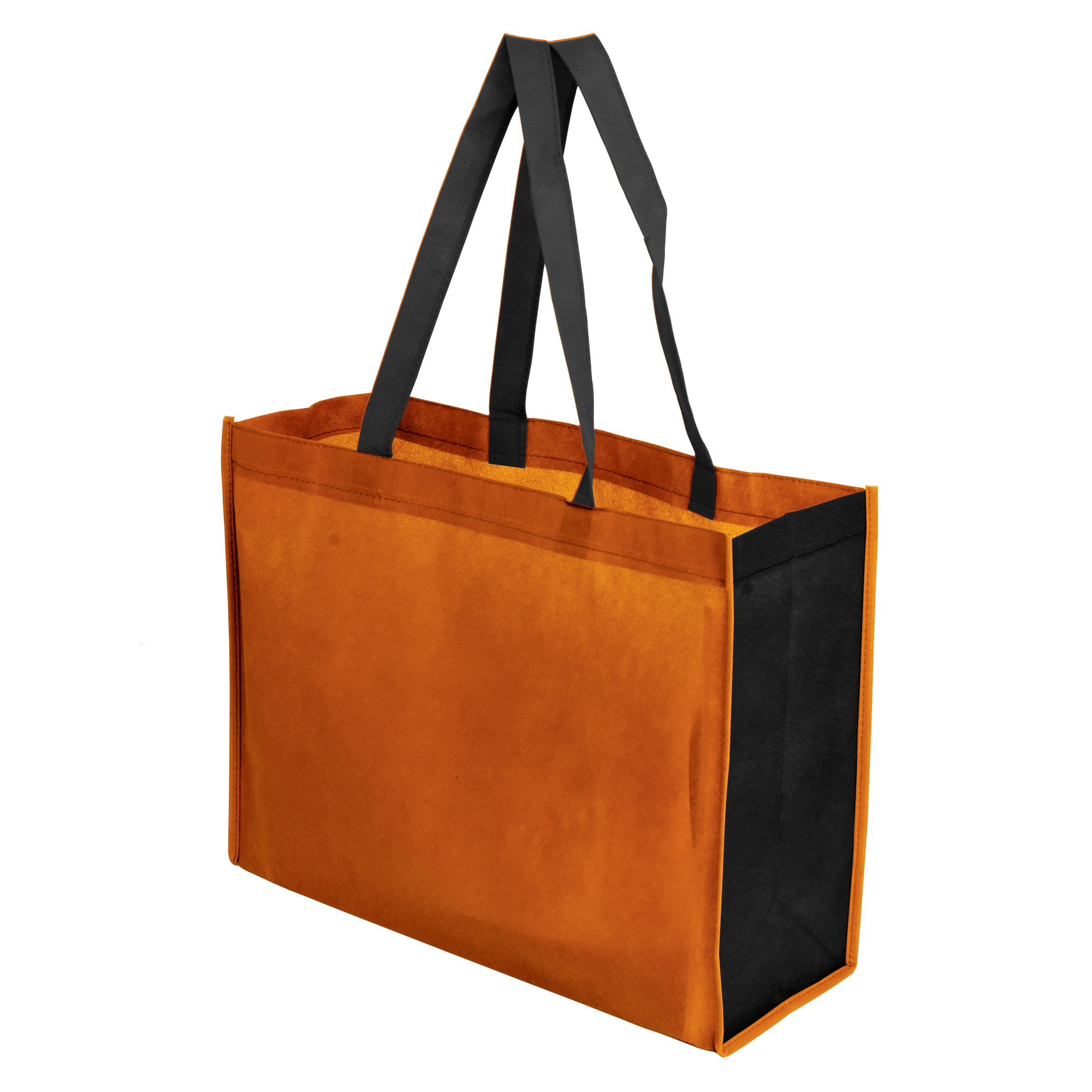Picture of Two Toned 16" x 12" + 6" Gusseted Tote Bag