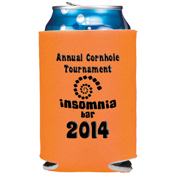Picture of Folding Foam Can Cooler - 2 Side Screen Print