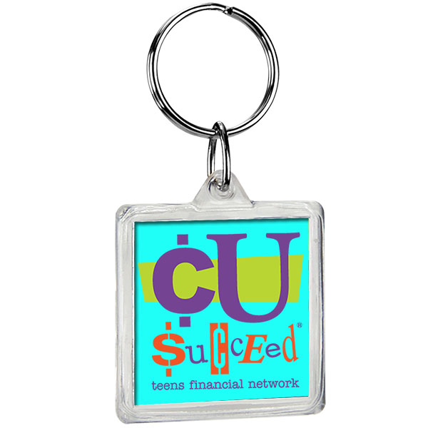 Picture of Square Crystal Key Tag