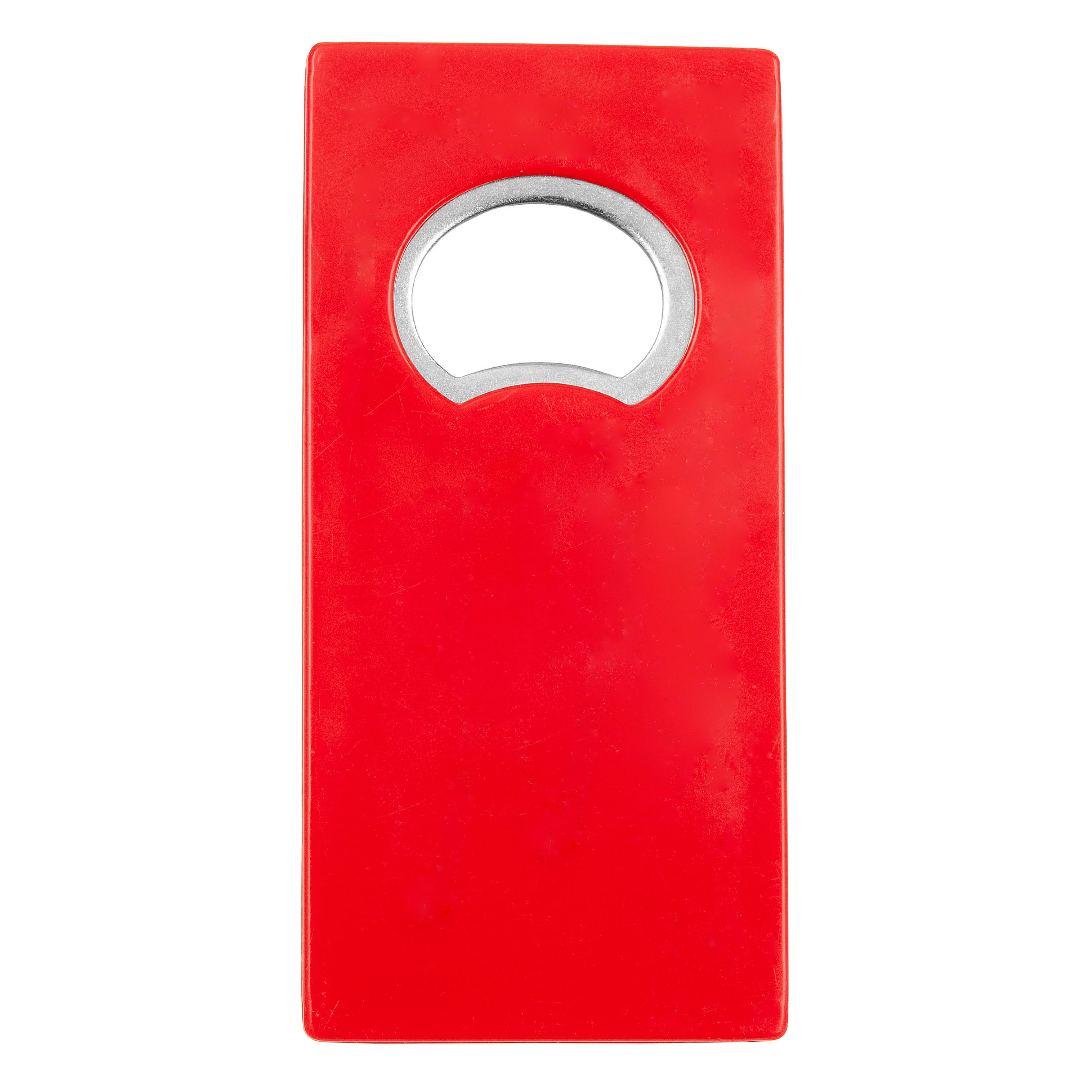 Picture of Rectangle Metal Bottle Opener with Magnet