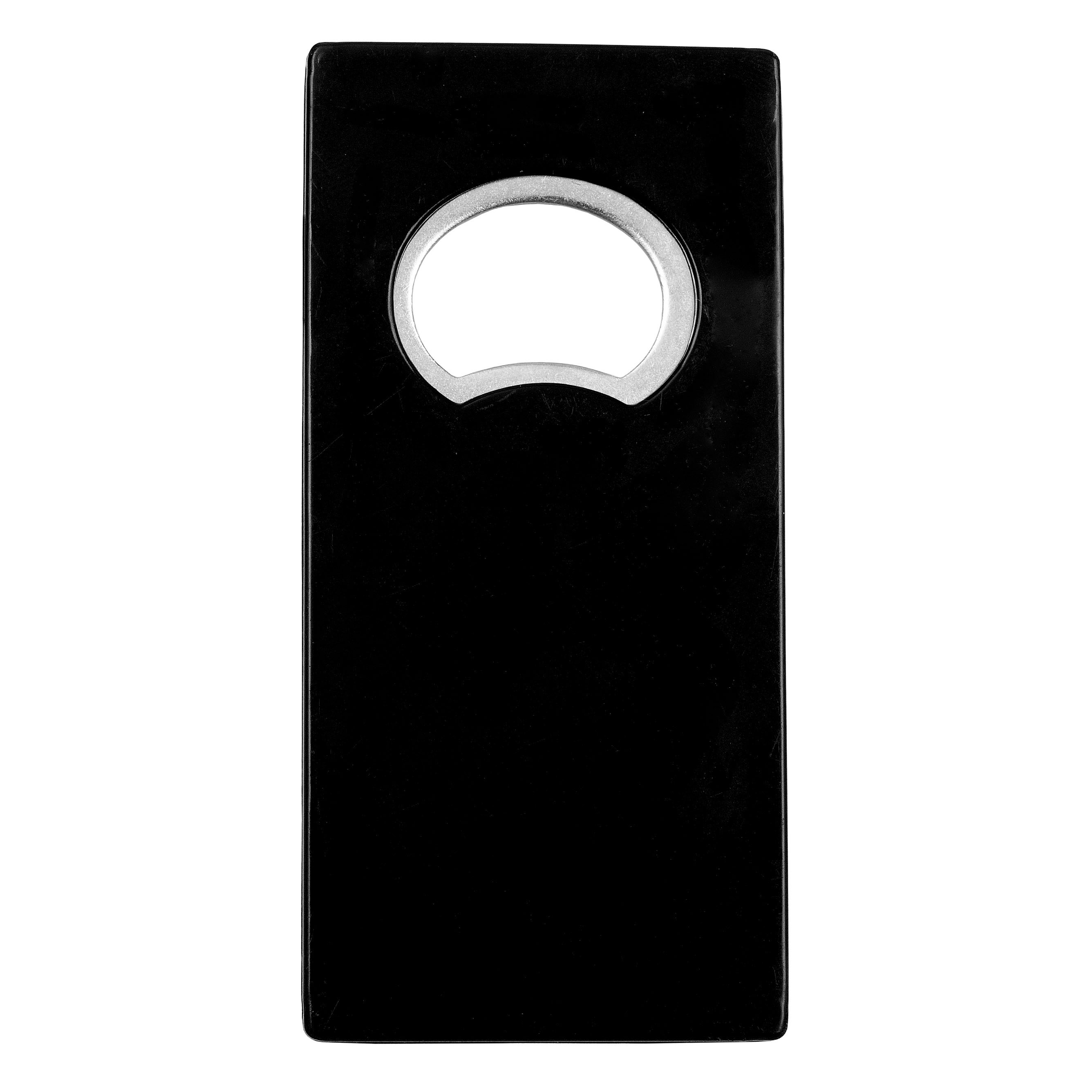 Picture of Rectangle Metal Bottle Opener with Magnet