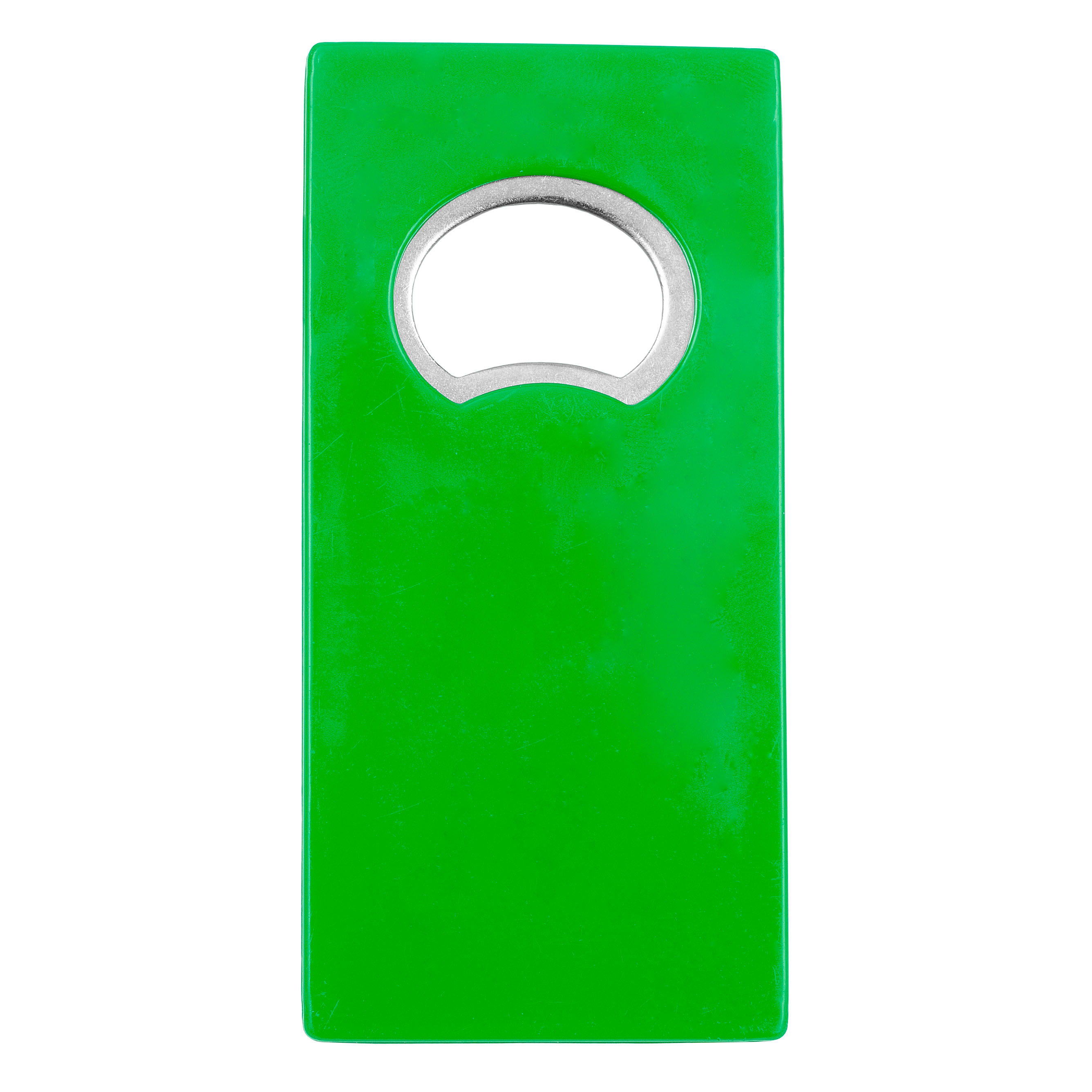 Picture of Rectangle Metal Bottle Opener with Magnet