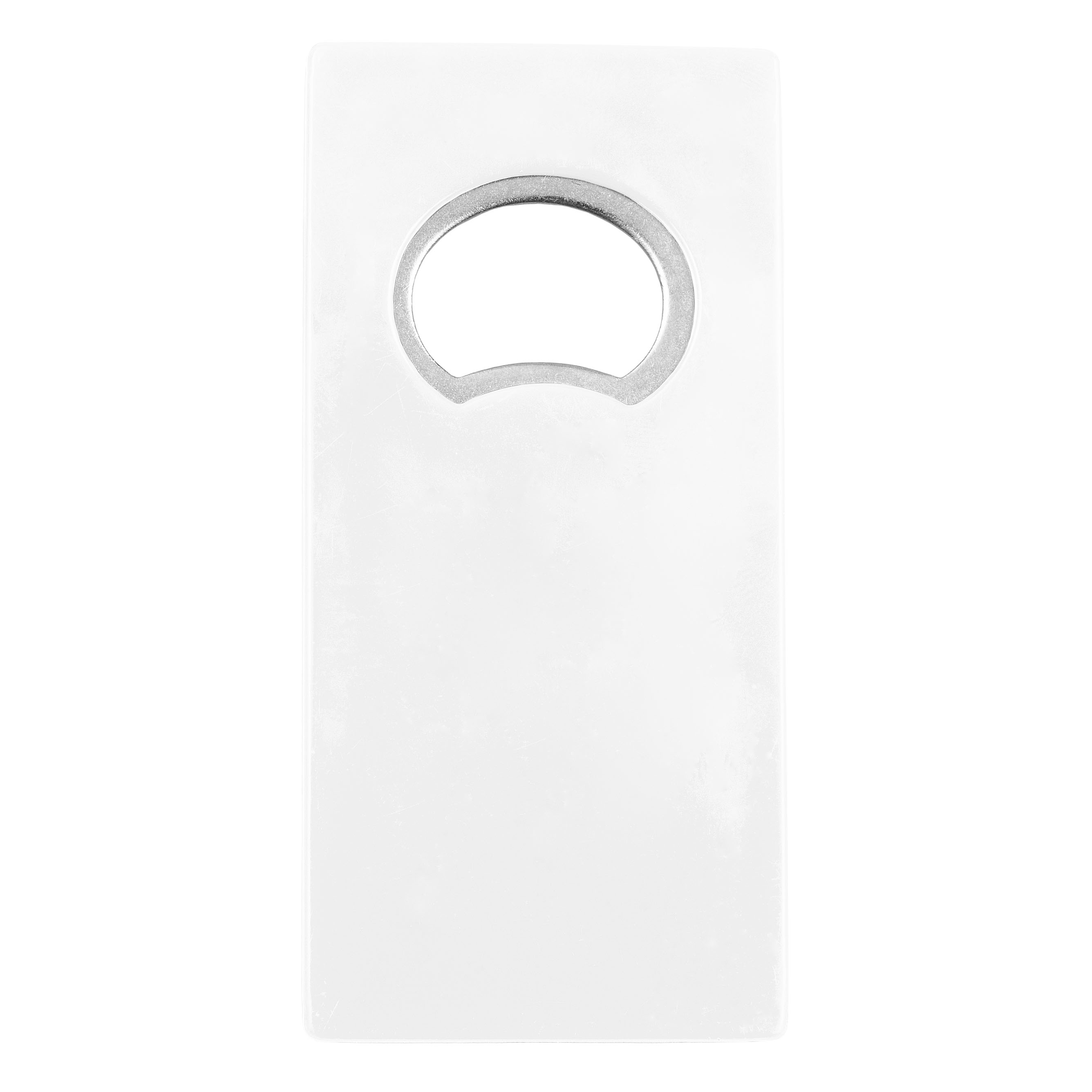 Picture of Rectangle Metal Bottle Opener with Magnet
