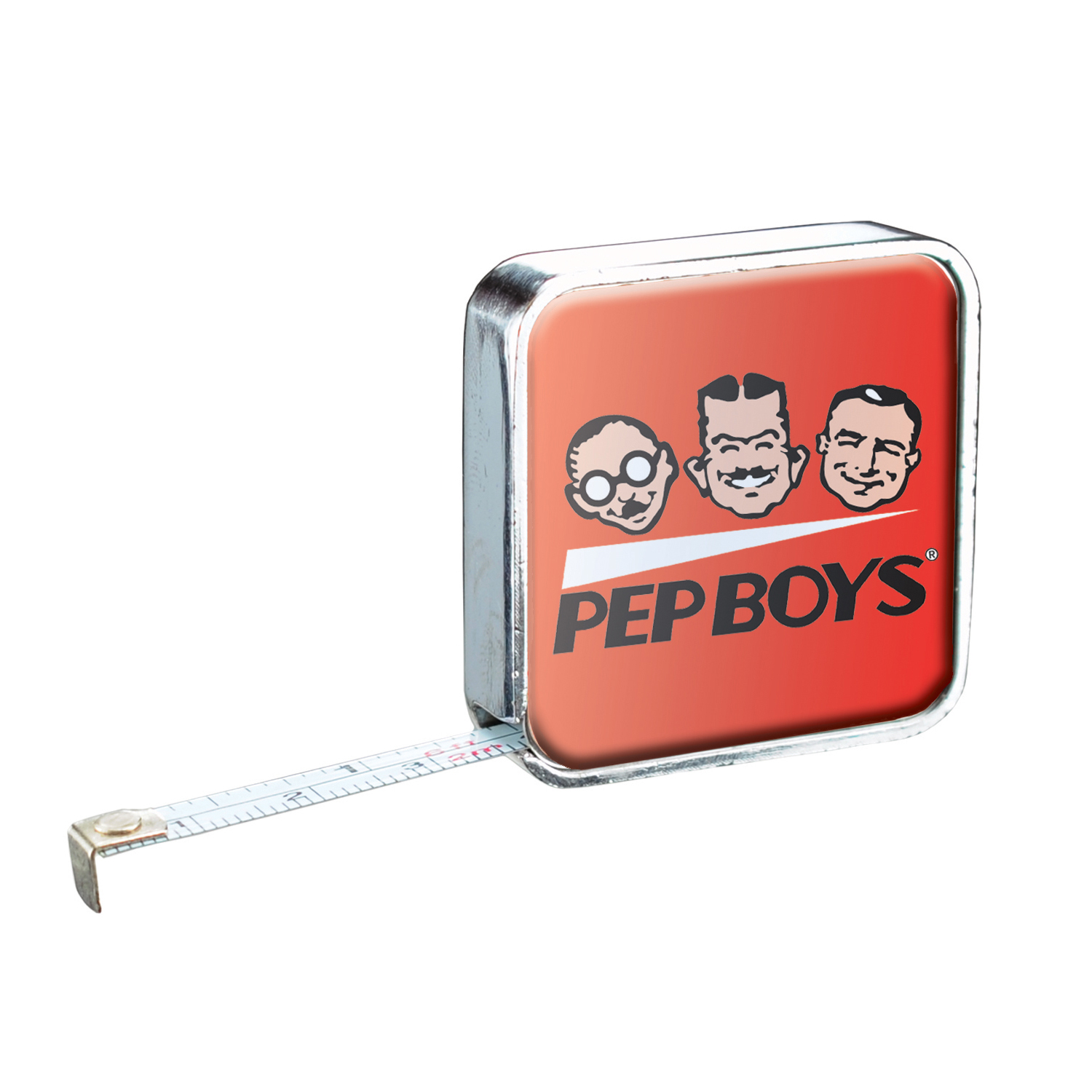 Picture of Chrome Metal Case Tape Measure W/Two Sided Four Color Process Imprint