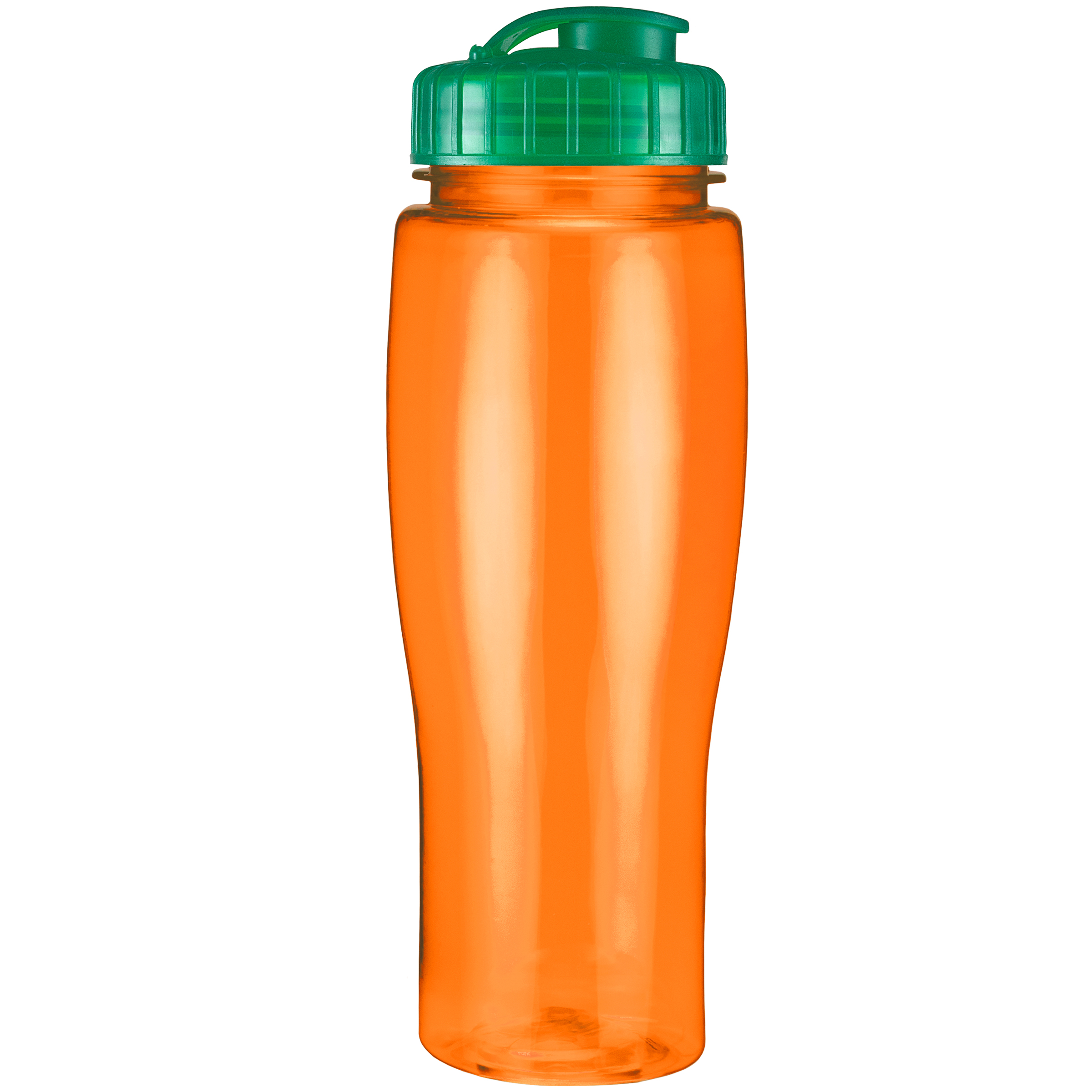 Picture of 24 Oz. Translucent Contour Bottle w/ Flip Top Lid