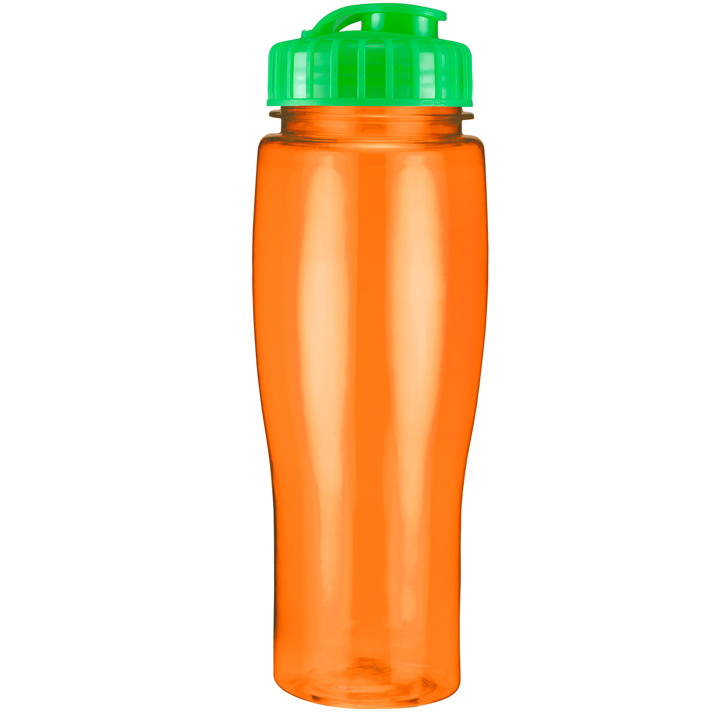 Picture of 24 Oz. Translucent Contour Bottle w/ Flip Top Lid