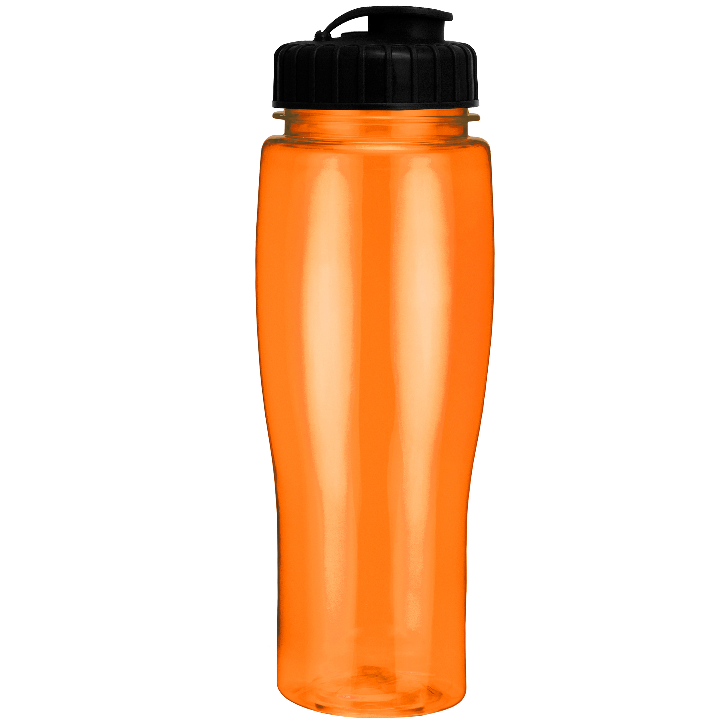 Picture of 24 Oz. Translucent Contour Bottle w/ Flip Top Lid