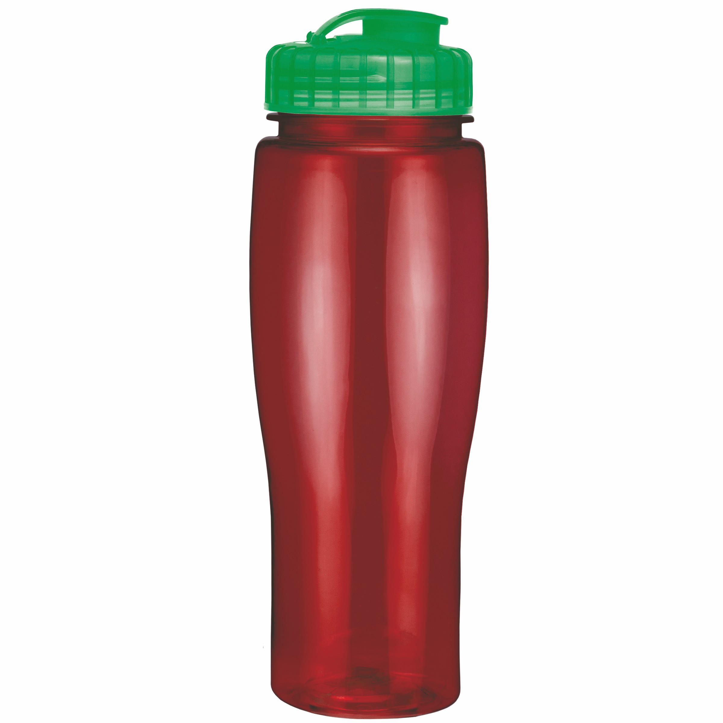 Picture of 24 Oz. Translucent Contour Bottle w/ Flip Top Lid