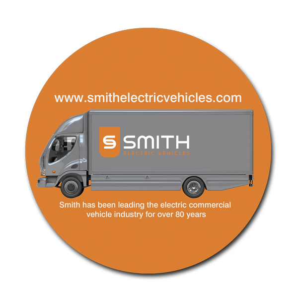 Picture of Deluxe Laminated Round Coaster w/ Black Rubber Backing