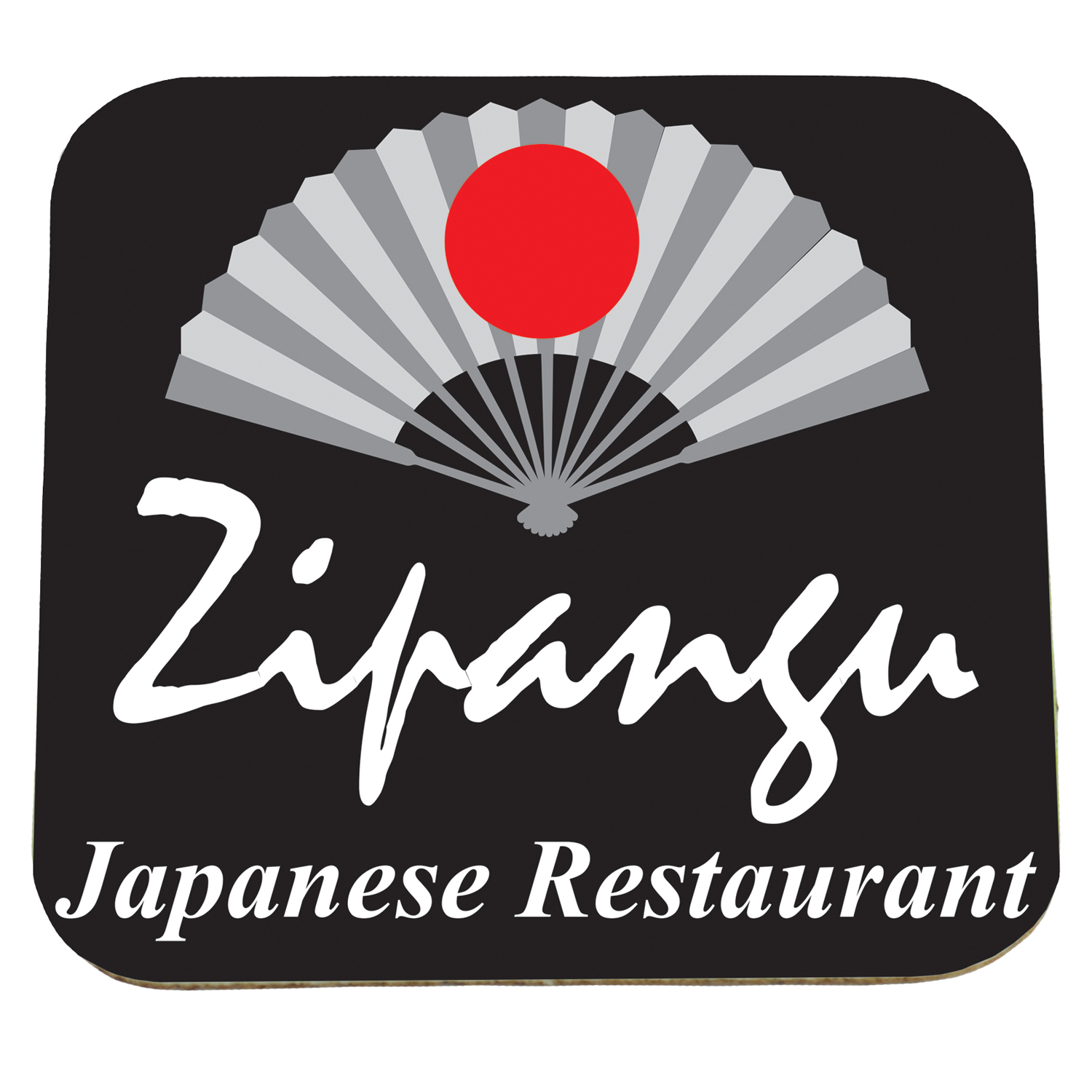 Picture of Deluxe Laminated Square Coaster w/ Black Rubber Backing