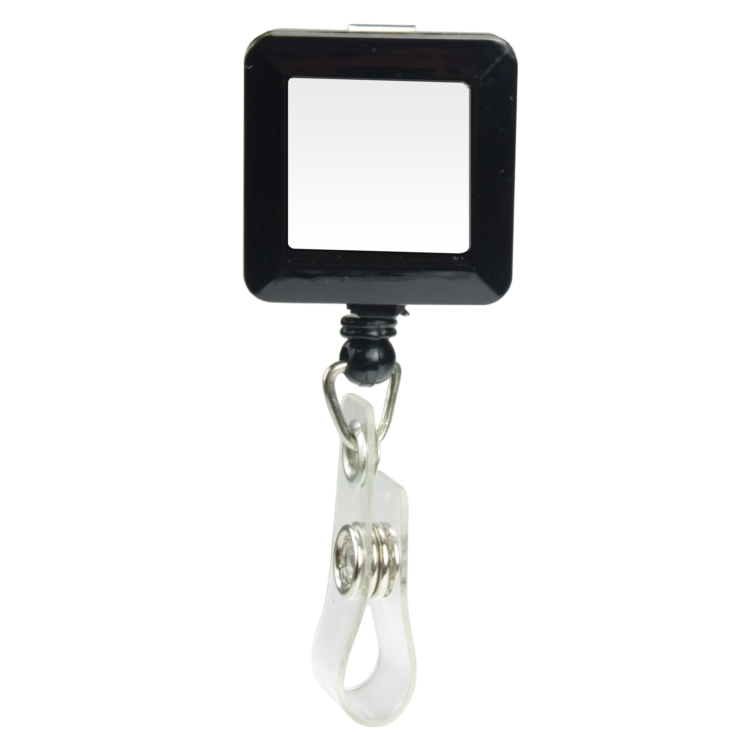 Picture of Domed Retractable Badge Holder (Square w/ Alligator Clip)