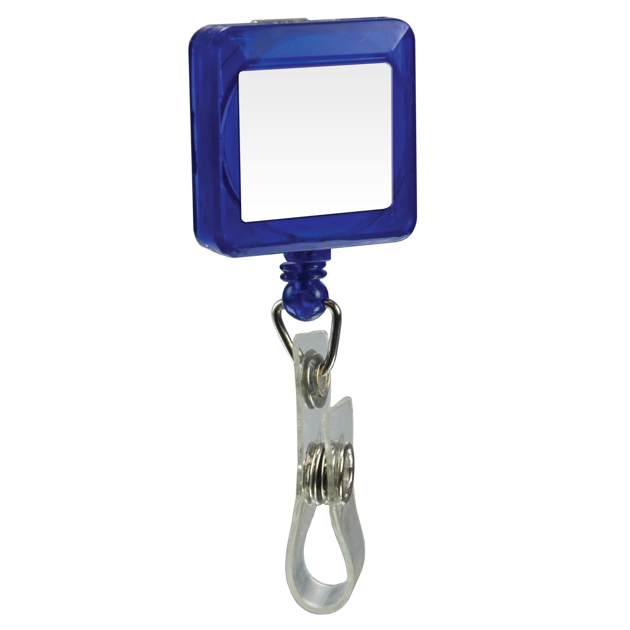 Picture of Domed Retractable Badge Holder (Square w/ Alligator Clip)