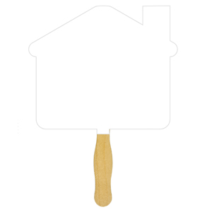 Picture of House Sandwiched Hand Fan (2 Side/ 1 Imprint Color)