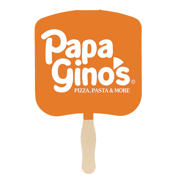 Picture of Bread Slice Sandwiched Hand Fan (2 Side/1 Imprint Color)