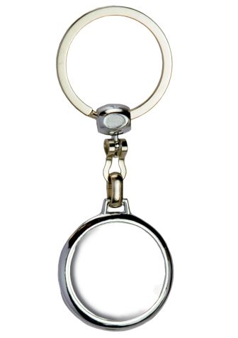 Picture of Round Die Cast Metal Domed Key Tag