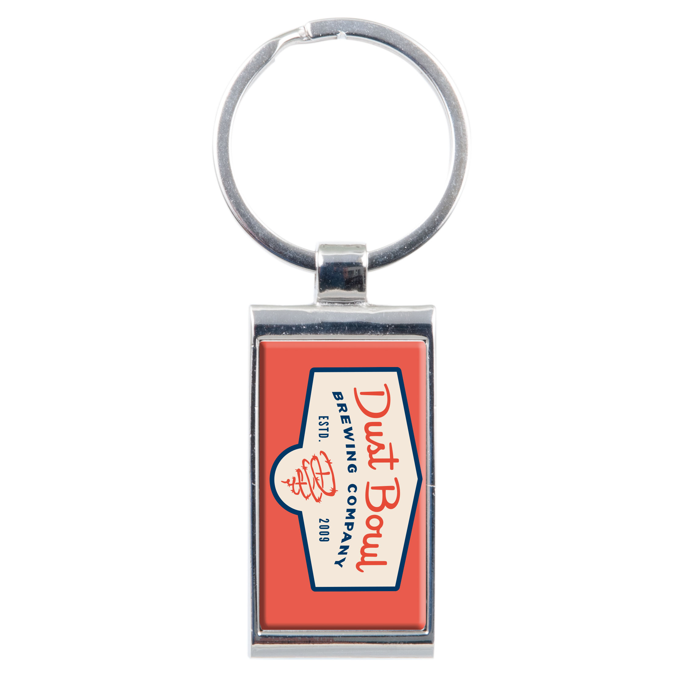Picture of The Wave Die Cast Metal Domed Key Tag