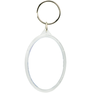 Picture of Oval Crystal Key Tag
