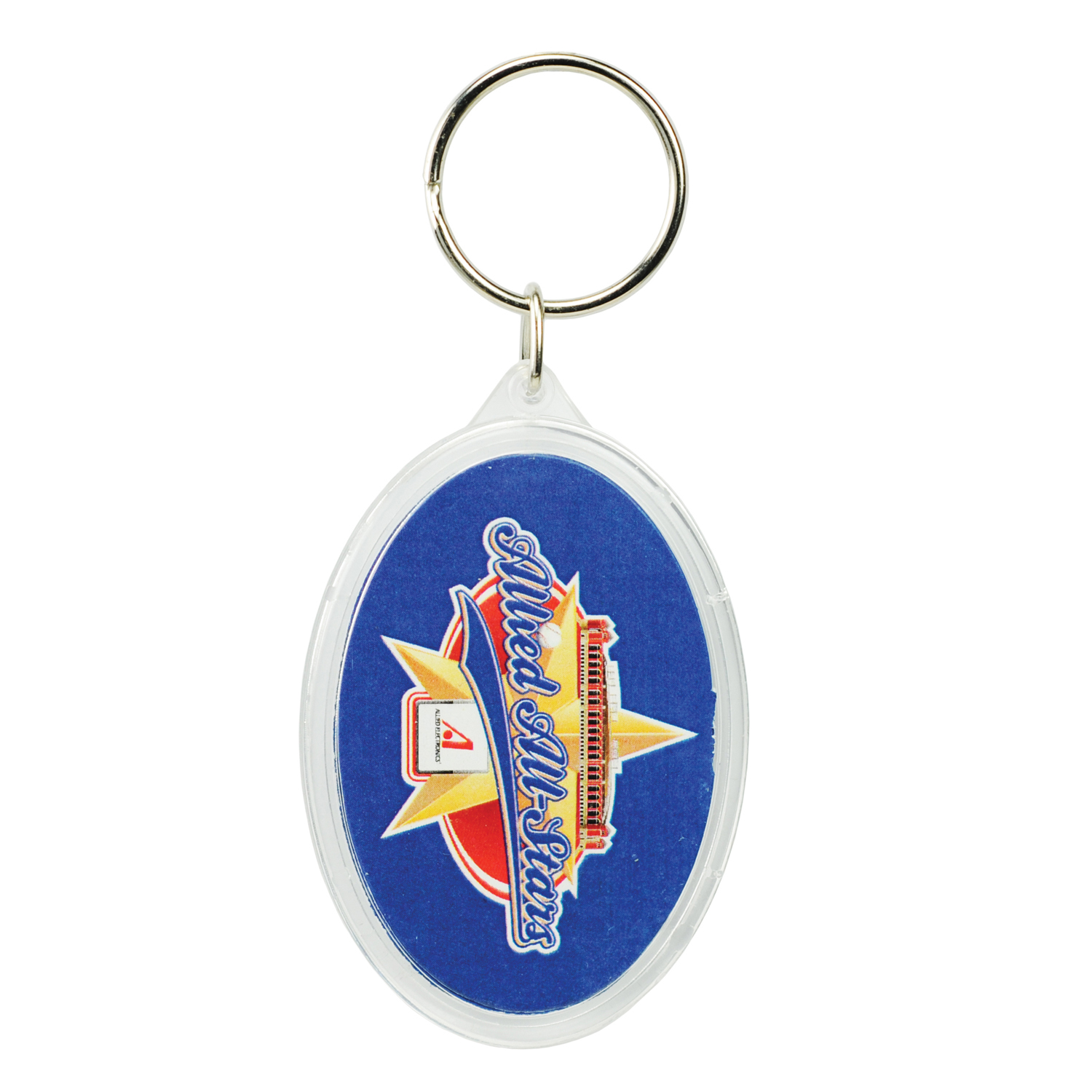 Picture of Oval Crystal Key Tag