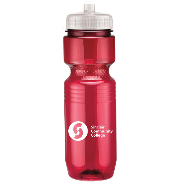 Picture of 26 Oz. Translucent Jogger Bottle w/ Push Pull Lid