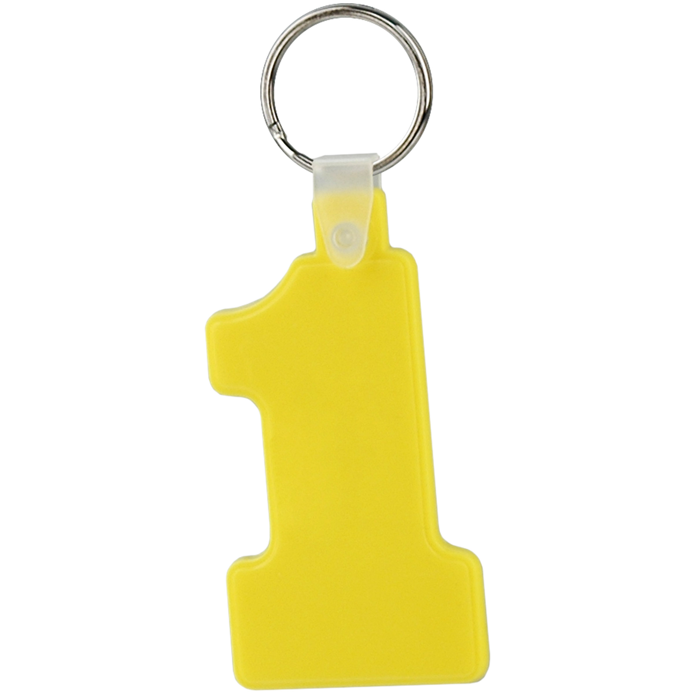 Picture of Soft Squeezable Key Tag (Number 1)