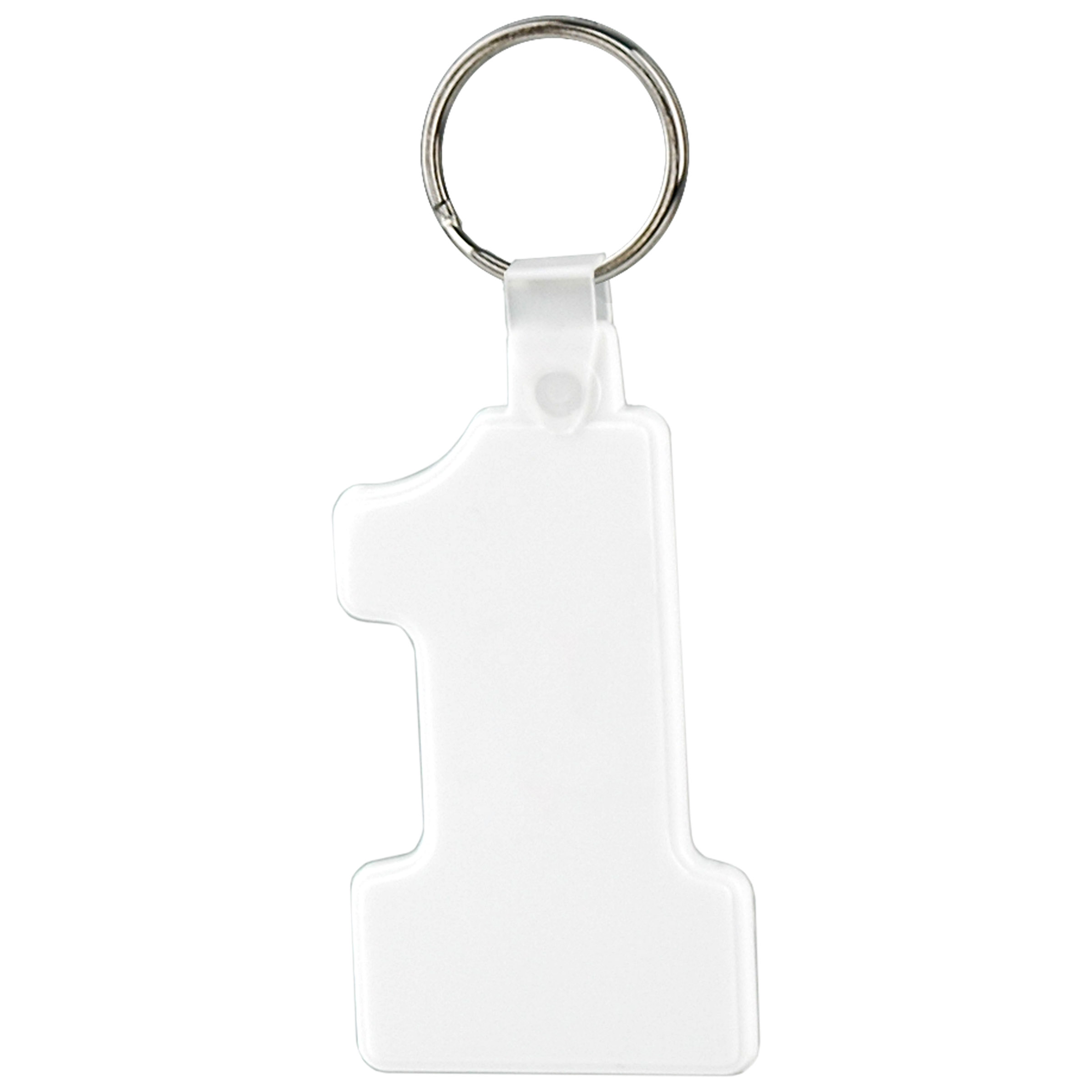 Picture of Soft Squeezable Key Tag (Number 1)