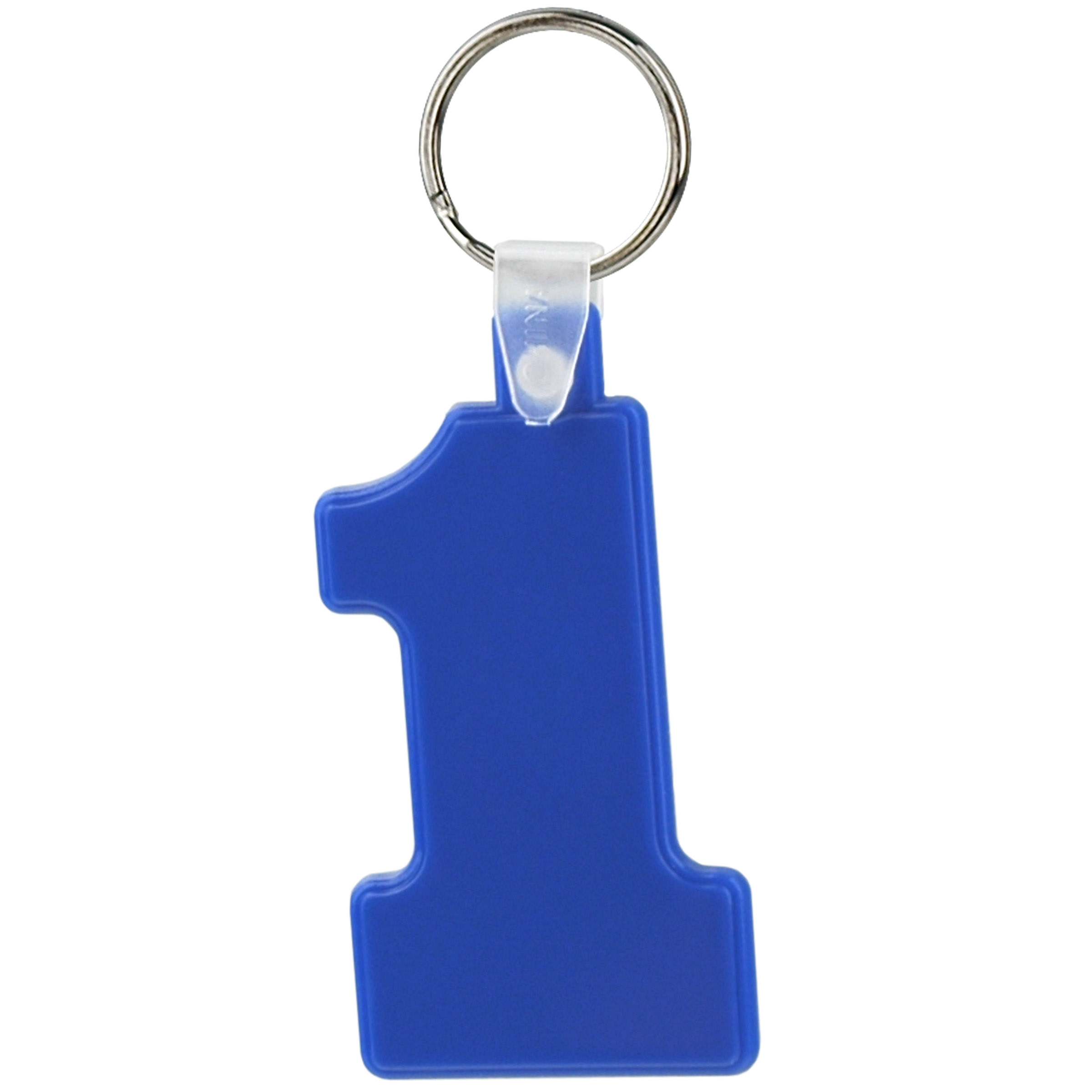Picture of Soft Squeezable Key Tag (Number 1)
