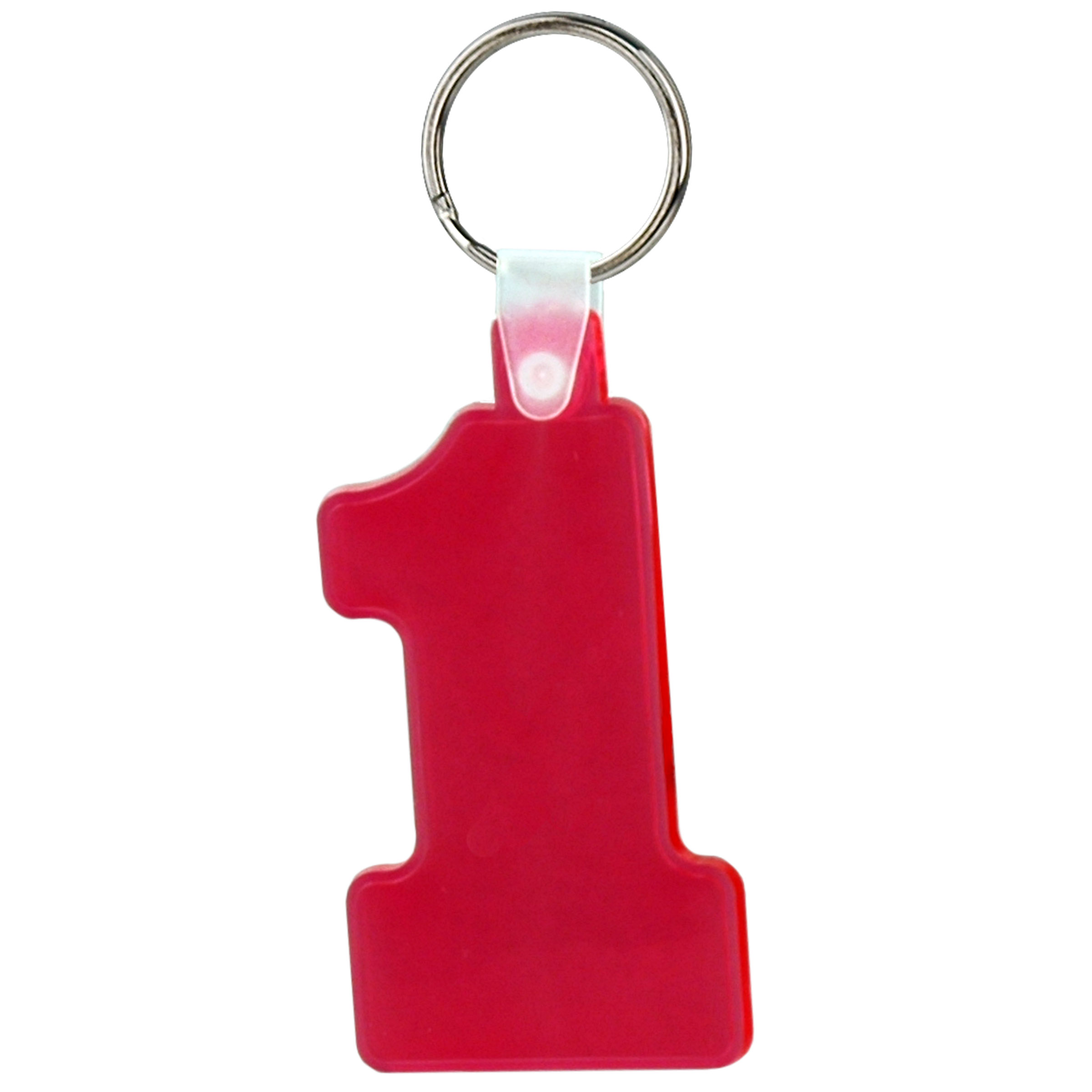 Picture of Soft Squeezable Key Tag (Number 1)