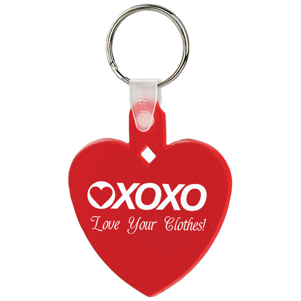 Picture of Soft Squeezable Key Tag (Heart)