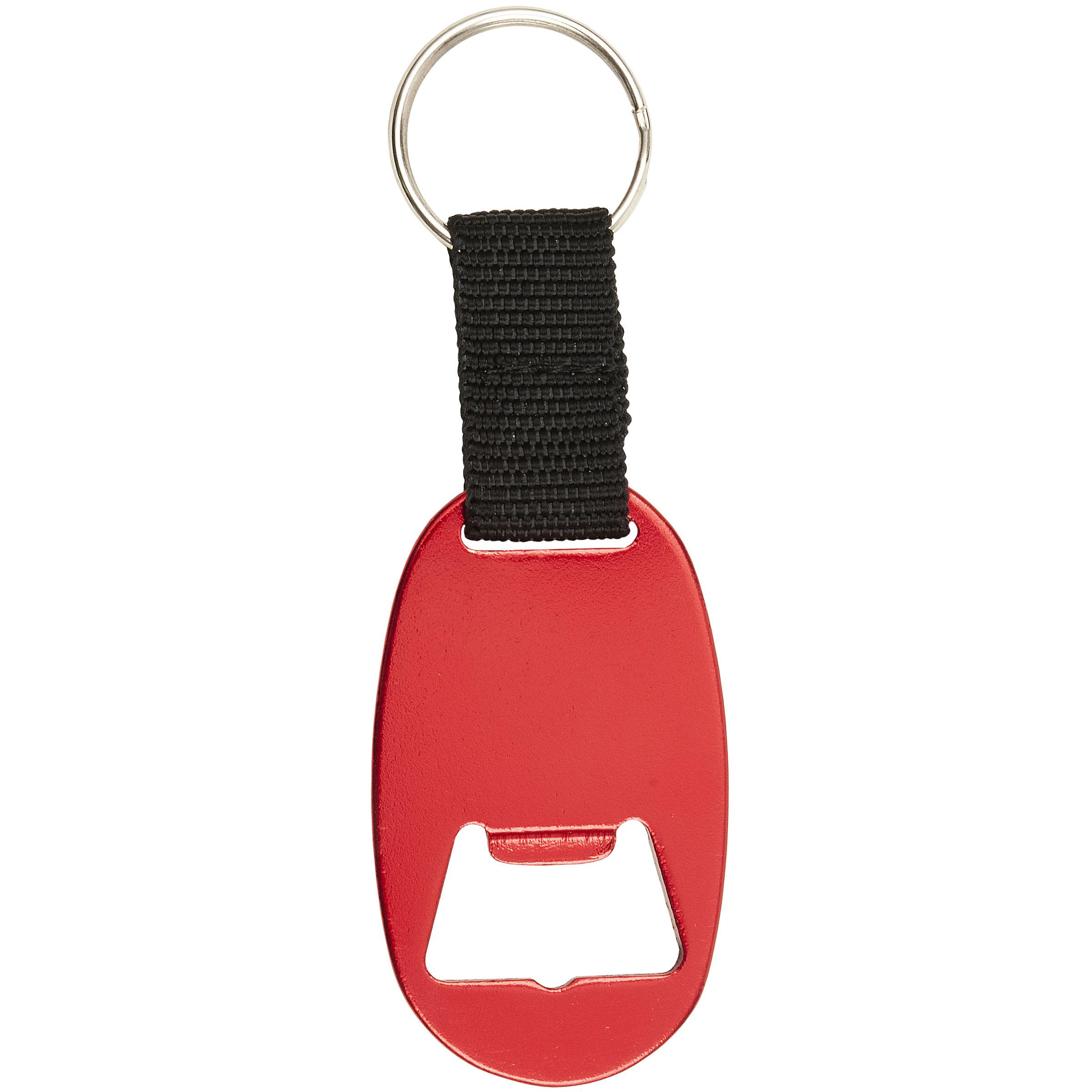 Picture of Oval Aluminum Bottle Opener w/ Key Ring