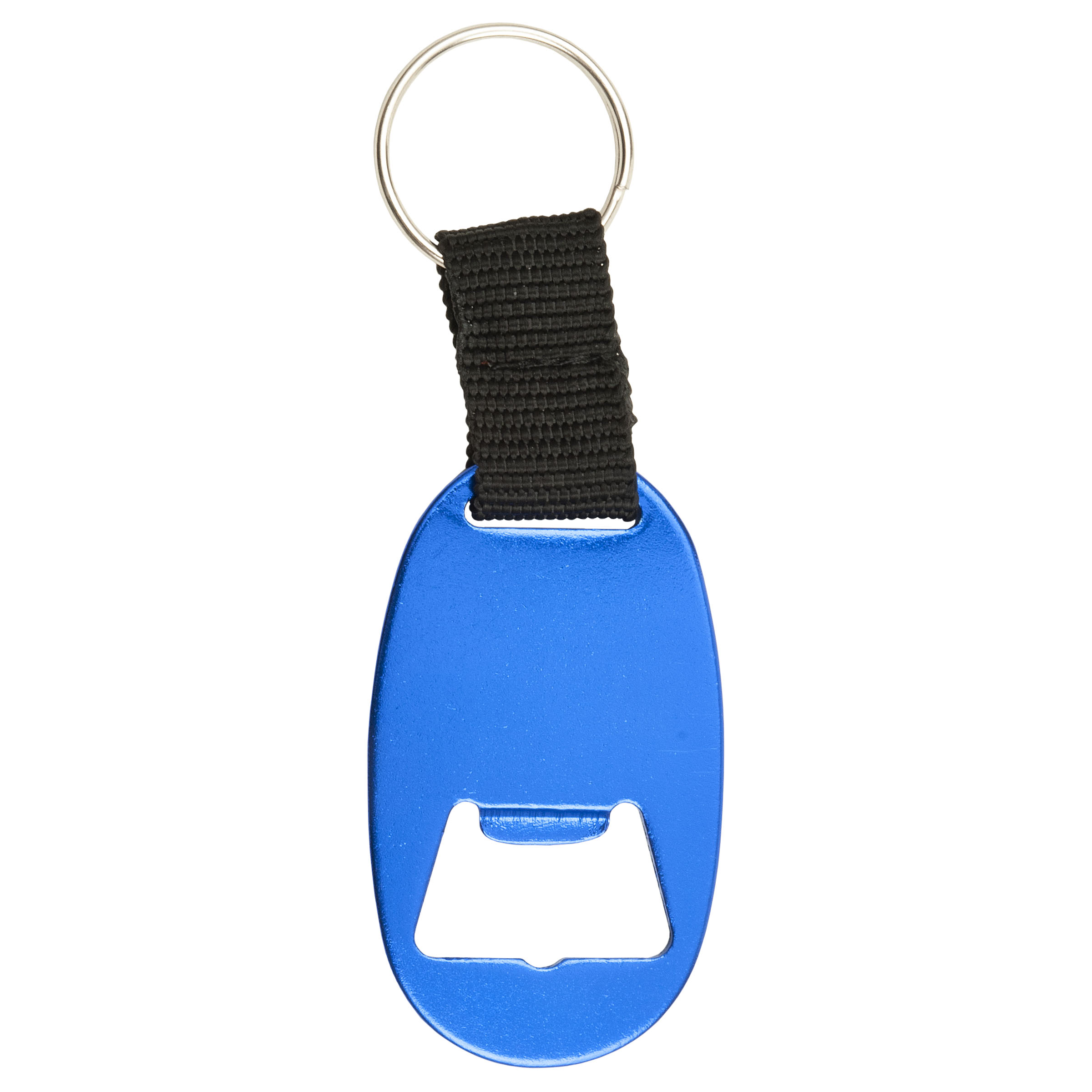 Picture of Oval Aluminum Bottle Opener w/ Key Ring